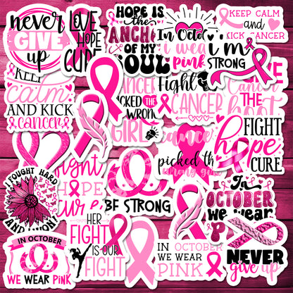 Breast Cancer Awareness - Individual Stickers