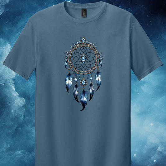 April Birthstone Dream Catcher T-Shirt Design