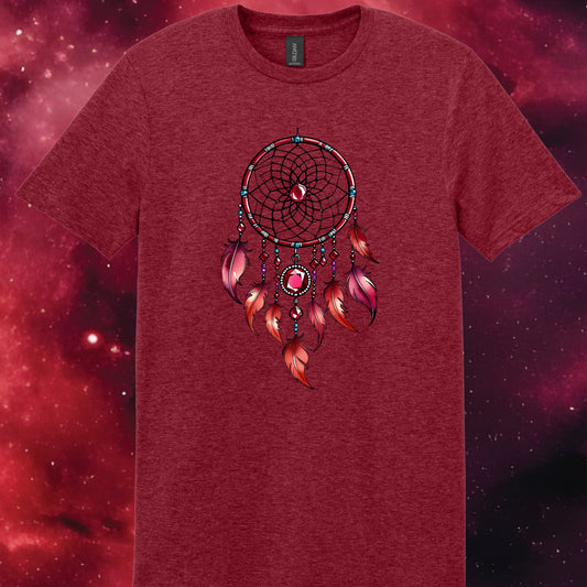 July Birthstone Dream Catcher T-Shirt Design