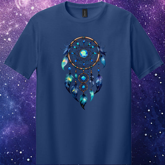 October Birthstone Dream Catcher T-Shirt Design