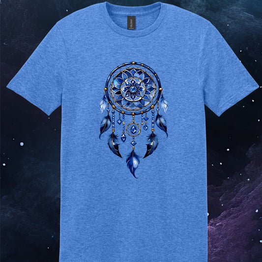 September Birth Stone Dream Catcher T-Shirt Design