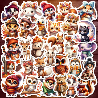 Autumn Wildlife - Individual Stickers