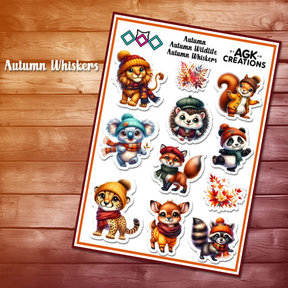 Autumn Wildlife - Sticker Sheets