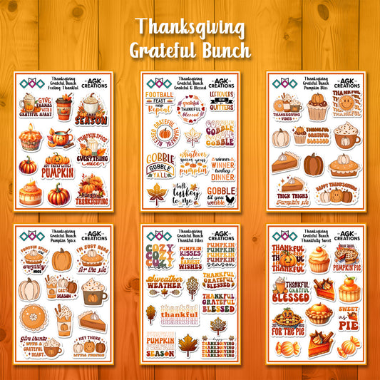 Grateful Bunch - Sticker Sheets